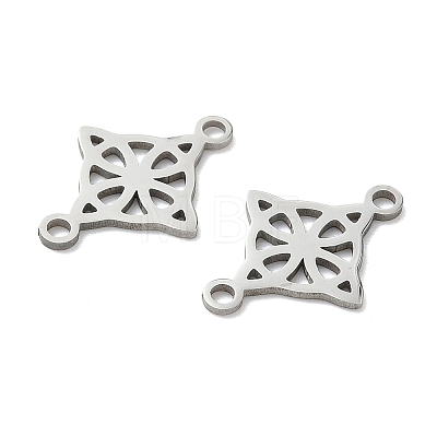 304 Stainless Steel Viking Knot Connector Charms STAS-G361-03P-1