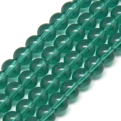 Glass Beads Strands X-GR6mm53Y-1