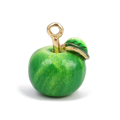 Fruit Alloy Enamel Charms ENAM-P264-02C-G02-1