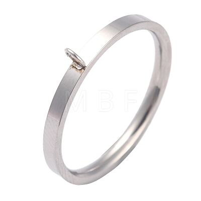 304 Stainless Steel Finger Ring Settings RJEW-O045-09C-P-1