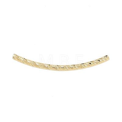 Curved Brass Tube Beads KK-D508-12G-1