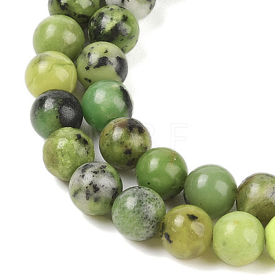 Natural Serpentine Beads Strands X-G-G829-06-10mm-1