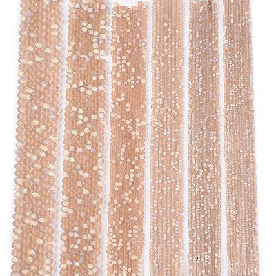 Transparent Glass Beads Strands EGLA-A044-T4mm-MB20-1