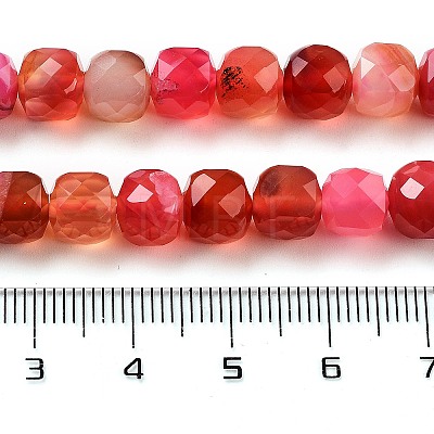 Natural Agate Dyed Beads Strands G-H028-A08-01-1