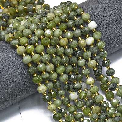 Natural Chinese Jade Beads Strands G-K389-E22-01-1