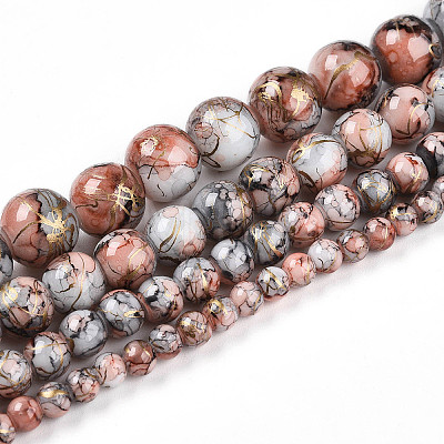 Baking Paint Glass Beads X1-DGLA-N003-6mm-B05-1