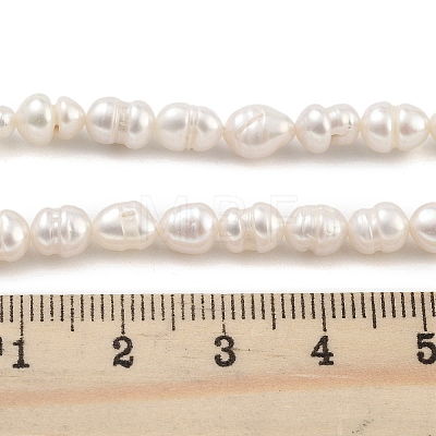 Natural Cultured Freshwater Pearl Beads Strands PEAR-P062-06A-1-1