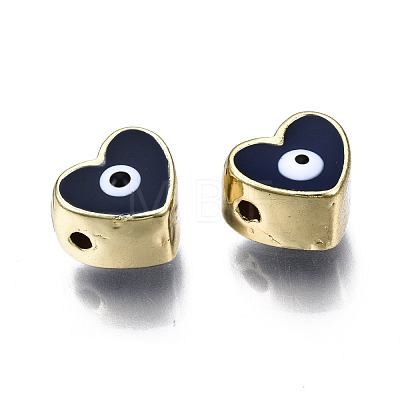 Alloy Enamel Beads PALLOY-Q441-036C-RS-1