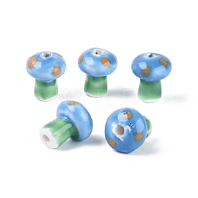 Handmade Porcelain Beads PORC-N012-03E-1