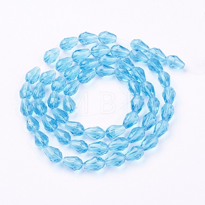 Glass Beads Strands GLAA-R024-11x8mm-7-1