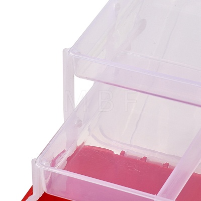 Rectangle Portable PP Plastic Storage Box CON-D007-01D-1