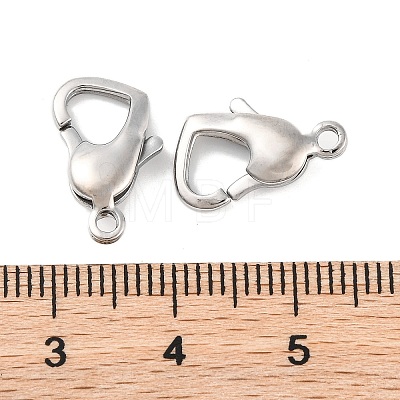 Tarnish Resistant 304 Stainless Steel Lobster Claw Clasps STAS-H002-1