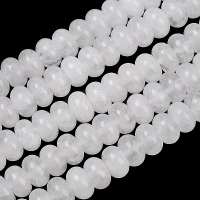 Dyed Natural White Jade Beads Strands G-G107-A35-01-1