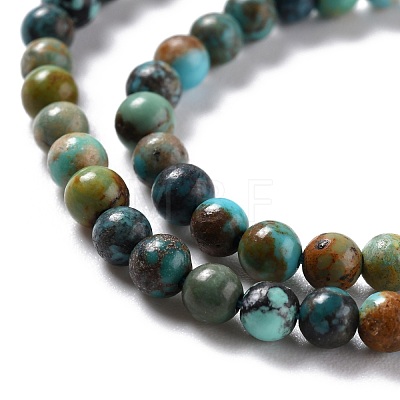 Natural HuBei Turquoise Beads Strands G-K312-26D-02-1