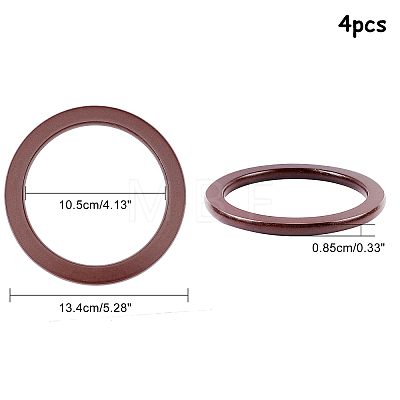 Wooden Round Shaped Handles Replacement WOOD-PH0009-19-1