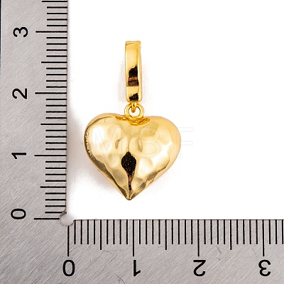 925 Sterling Silver Love Heart Pendants STER-P058-01B-G-1