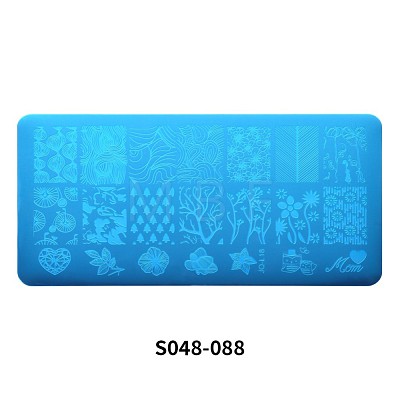 Stainless Steel Nail Art Templates Stamping Plate Set MRMJ-S048-088-1