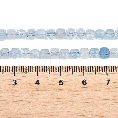 Natural Aquamarine Beads Strands G-RM250101-L9-1