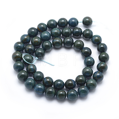 Dyed Natural Gemstone Beads Strands G-F556-6mm-1