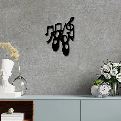 Iron Wall Hanging Decoration HJEW-WH0013-084-1