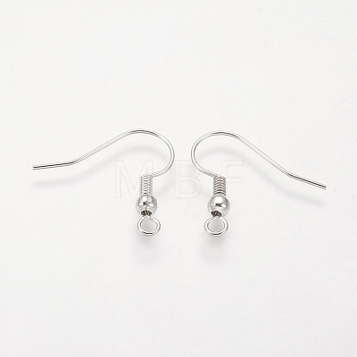 Brass Earring Hooks X-KK-Q261-4-NF-1