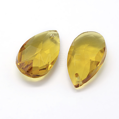 Faceted Glass Pendants X-GLAA-F069-L-A14-1