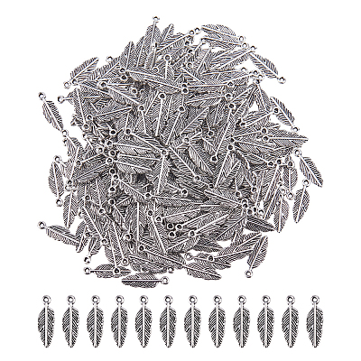 300Pcs Tibetan Style Alloy Pendants TIBEP-DC0001-53-1