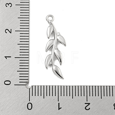 Brass Micro Pave Clear Cubic Zirconia Pendants KK-U015-13P-1