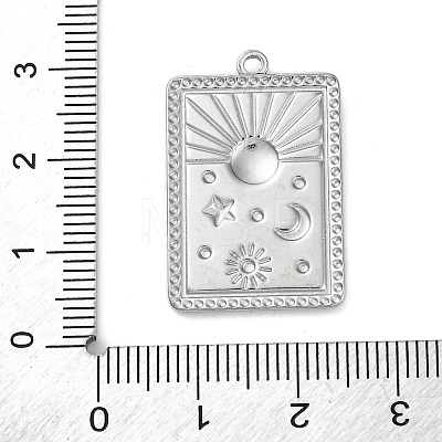 Anti-Tarnish 304 Stainless Steel Pendants STAS-K293-03P-1