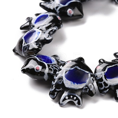 Handmade Porcelain Beads X1-PORC-G002-54B-1