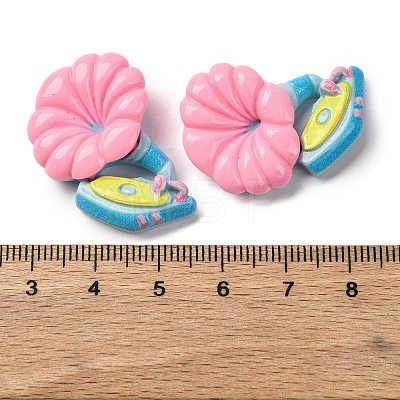 Opaque Music Theme Resin Cabochons LS-CRES-Z010-02D-1