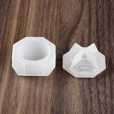 Octagon DIY Candle Cup Silicone Molds DIY-Q037-10A-1