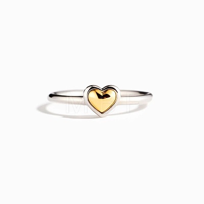 Heart 925 Sterling Silver Finger Rings for Women FS-WG1734C-03-1