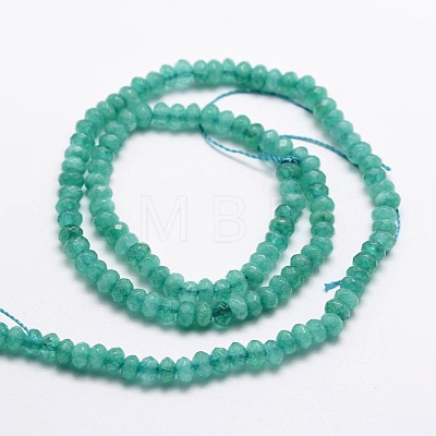 Dyed Natural Malaysia Jade Rondelle Beads Strands X-G-E316-2x4mm-29-1