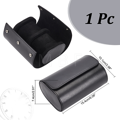 Imitation Leather Couple Watch Package Boxes CON-WH0086-112-1