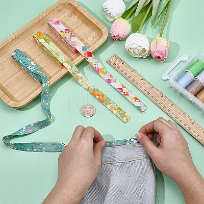 7.5M 3 Colors Printed Cotton Ribbon OCOR-FG0003-33-1