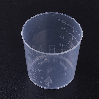 60ml Measuring Cup Plastic Tools X-TOOL-WH0044-05-1
