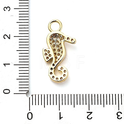 Brass Micro Pave Cubic Zirconia Pendants KK-L229-061G-1