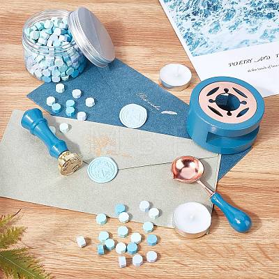 CRASPIRE Octagon Sealing Wax Particles for Retro Seal Stamp DIY-CP0005-70-1