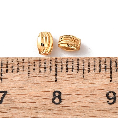 Brass Beads KK-C157-52G-1