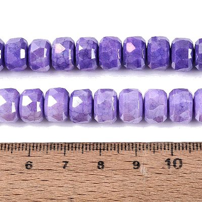 Anti-Tarnish Electroplate Glass Beads Strands GLAA-T025-10mm-11N-1