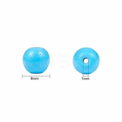  Synthetic Turquoise Beads TURQ-NB0001-01-1