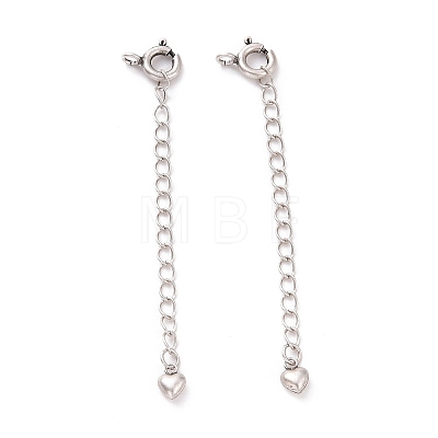 925 Sterling Silver Chain Extenders STER-D036-27AS-1