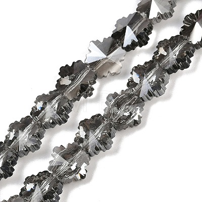 Electroplate Glass Beads Strands EGLA-B011-01A-PL02-1