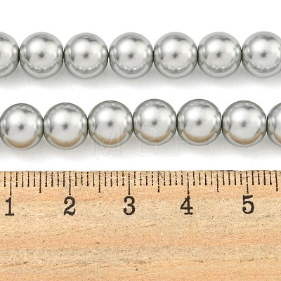 Glass Pearl Beads Strands HY-G002-01D-04-1