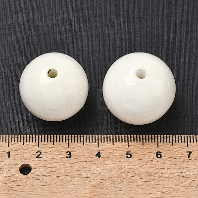 Handmade Fancy Antiqued Glazed Porcelain Beads X-PORC-R408-25mm-12-1