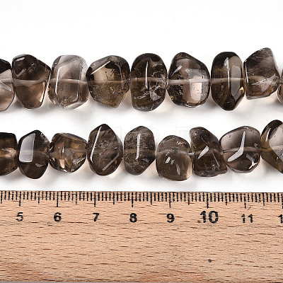 Natural Smoky Quartz Beads Strands G-B072-C01-02-01-1