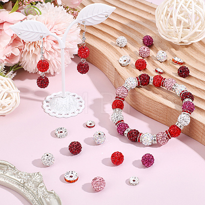 Valentine's Day DIY Beads Bracelets Making Kits DIY-PA0001-80B-1
