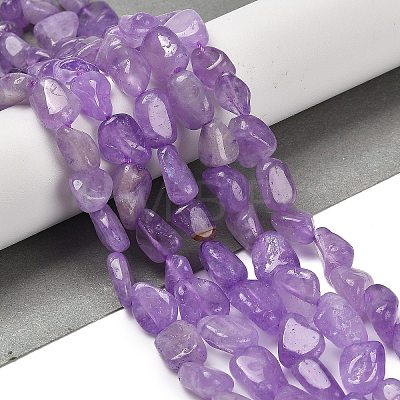 Natural Amethyst Beads Strands G-P497-01E-22-1