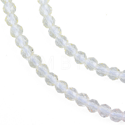 Transparent Glass Beads Strands GLAA-N041-010-14-1